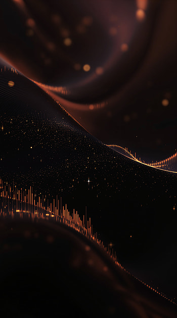 Elegant Waves: A Stunning , black, Abstract, Digital Art, abstract black HD phone wallpaper