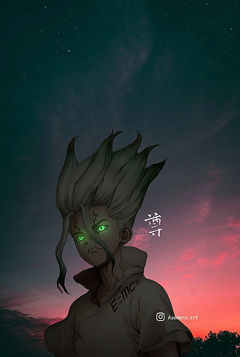Senku, sky, magenta HD phone wallpaper