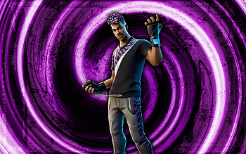 Fade, violet grunge background, Fortnite, vortex, Fortnite characters, Fade Skin, Fortnite Battle Royale, Fade Fortnite HD wallpaper