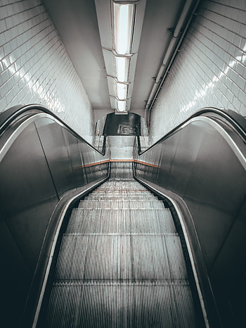 Miscellanea, Miscellaneous, Illumination, Ladder, Stairs, Lighting, Tunnel, Escalator HD phone wallpaper