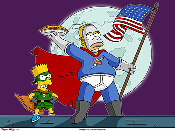 The Simpsons, Homer Simpson, Tv Show, Bart Simpson HD wallpaper