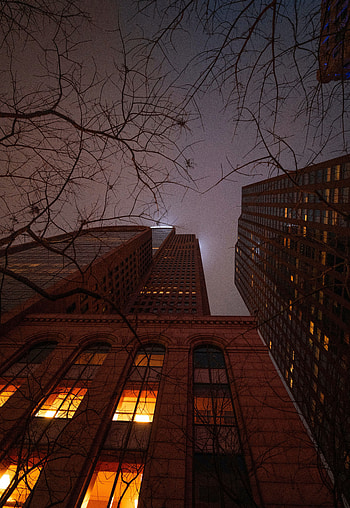 Cities, Night, Architecture, City, Skyscraper, Building HD phone wallpaper