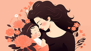 Mother and Child Tender Love - Mother's Day, child, holiday, Mother's Day HD wallpaper