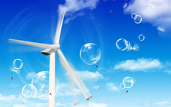Sky, Dandelions, Vector, Parachute, Blows Away, Blowing Away HD wallpaper
