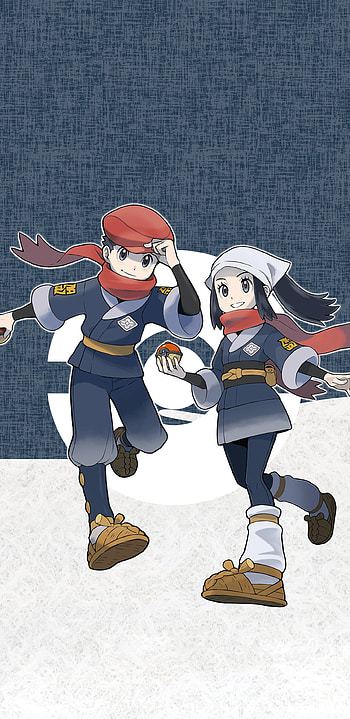 Pokemon Legends: Arceus, Trainers , Striking pose, Dynamic action HD phone wallpaper