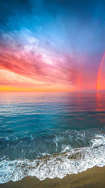 Rainbow, Natural, Nature Rainbow HD phone wallpaper