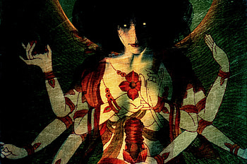 Horror, Scary, Occult, Dark, Creepy, Emo, Gothic, Halloween, Krishna, Spooky HD wallpaper