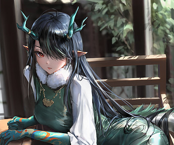 Dusk - Arknights, Dusk (Arknights), video game, Arknights HD wallpaper