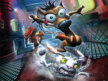 Whiplash, bunnies, games, squirrel HD wallpaper