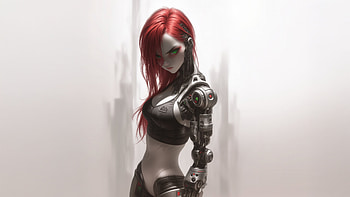 The Rise Of A Cyborg Queen, cyborg, queen, artist, artwork, art, digital-art, ai HD wallpaper
