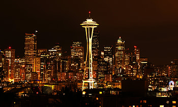 Cities, Night, Building, Lights, Night City, Tower HD wallpaper