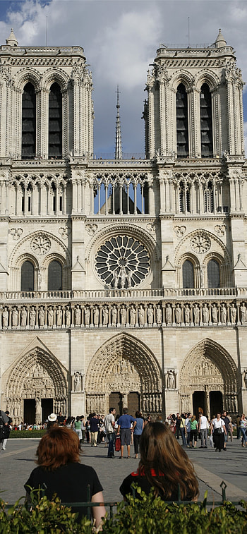 Notre-Dame Cathedral, Travels, , Parisian charm HD phone wallpaper