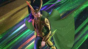 Loki Duality, loki, superheroes, artist, artwork, digital-art, artstation HD wallpaper