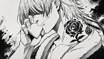 Miachael Kaiser — Rose Tattoo Noir ( ), Anime Boy, Manga HD wallpaper