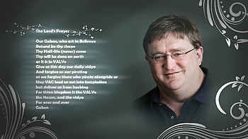 Gabe Newell The Lard's Prayer Prayer text humor | | 73746 | UP HD wallpaper