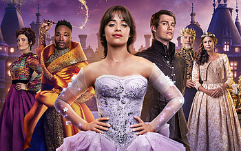 Cinderella, main characters, poster, promo materials, Idina Menzel, Camila Cabello, Nicholas Galitzine, Billy Porter HD wallpaper
