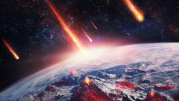 Earth Meteors, earth, meteors, space, universe HD wallpaper