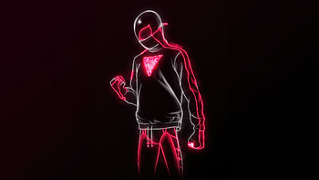 10th Anniversary Spiderman Miles Minimal , spiderman, miles-morales, superheroes, minimalism, minimalist, artist, artwork, digital-art HD wallpaper