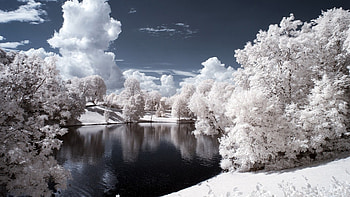Landscape, Nature, Snow HD wallpaper