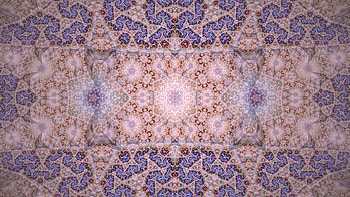 Light Blue Pink Fractal Pattern Abstraction Abstract HD wallpaper