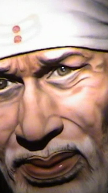 Sai Baba, intense look HD phone wallpaper