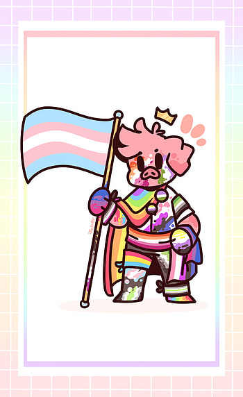 Technoblade pride, magenta, art HD phone wallpaper
