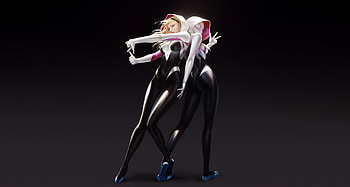 Gwen Stacy Spider Girl , gwen, gwen-stacy, artwork, artist, digital-art, superheroes, artstation HD wallpaper