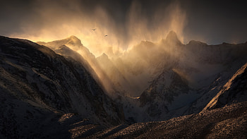Snow Mountains Sierra California , mountains, nature HD wallpaper
