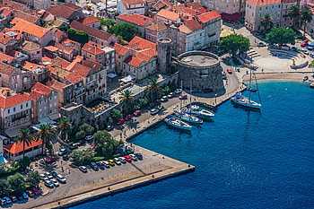Korcula, Sailing routes, Croatian islands, Coastal beauty HD wallpaper