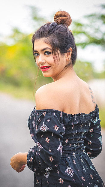 Chandini ayima, model, cute HD phone wallpaper