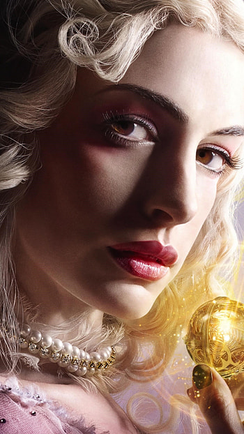 Alice, Looking Glass, Anne Hathaway HD phone wallpaper