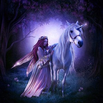 Unicorn Princess, unicorn, fantasy, artist, artwork, digital-art, deviantart HD phone wallpaper