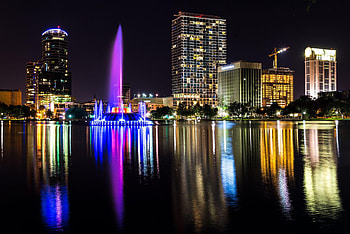 Orlando travels, Night Orlando , Orlando nightlife, Orlando city HD wallpaper