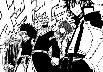 Fairy Tail characters, Epic battle scene, resolution, Powerful wizards HD wallpaper