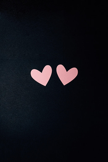 Hearts, Love, Minimalism HD phone wallpaper