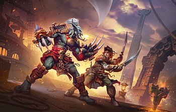 Zandalari Troll Vs Kul Tiran , world-of-warcraft, games, artwork, artwork, digital-art, deviantart HD wallpaper