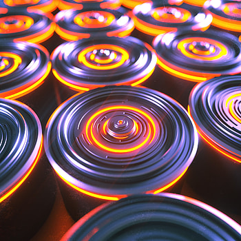Glowing batteries, Cell, artwork HD phone wallpaper