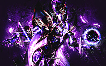Yve, Mobile Legends, purple stone background, grunge art, Yve ML, Mobile Legends characters, Yve Skin, Yve Mobile Legends HD wallpaper
