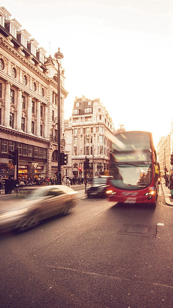 London City Street People Winter Flare 8 HD phone wallpaper