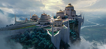 Skyward Citadel — Fantasy Quad, fantasy, building HD wallpaper