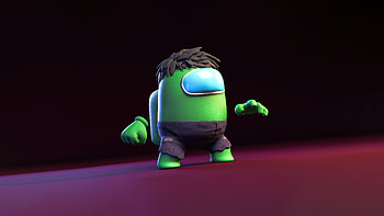 Hulk Among Us , among-us, hulk, superheroes, 2021-games, games, artstation HD wallpaper