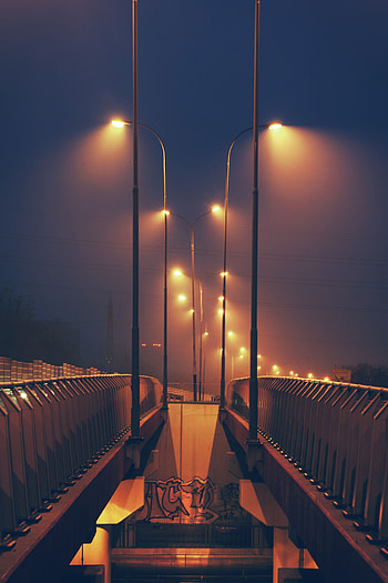 Streetlights by night - PureIMG. Stock Library HD phone wallpaper
