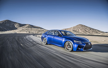 lexus gs f, blue, lexus, car, sedan HD wallpaper