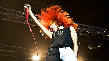 Paramore band, Micro, Hayley Williams, Concert HD wallpaper