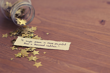 Stars, Bank, Words, Inscription, Jar, Tinsel, Paper, Sequins HD wallpaper