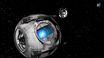 Portal 2 Glados HD wallpaper