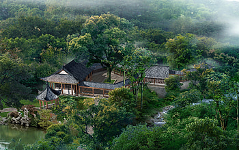 Anime, Landscape, Asia HD wallpaper