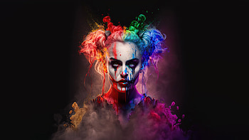 Harley Quinn Colorful , harley-quinn, superheroes, artist, artwork, digital-art, two-toned-hair HD wallpaper