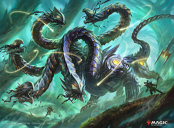 Darksteel Hydra, man made, Magic: The Gathering HD wallpaper