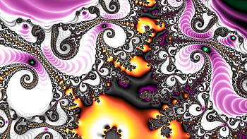 Fractal Art for your - Trippy, purple, white, psychedelic, trippy, Abstract, fractal, abstract purple HD wallpaper